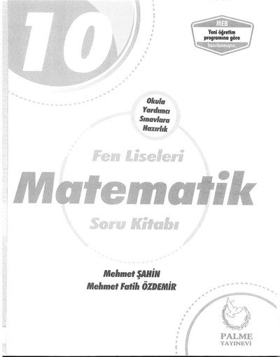 FEN LİSELERİ MATEMATİK SORU KİTABI Fotokopinci -