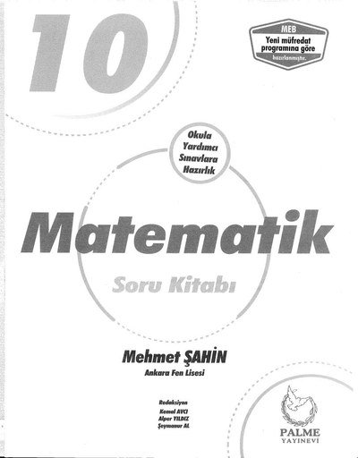 MATEMATİK SORU KİTABI OKULA YARDIMCI SINAVLARA HAZIRLIK