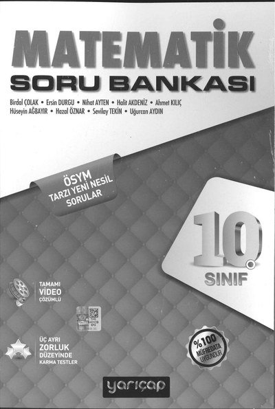 MATEMATİK SORU BANKASI ÖSYM TARZI YENİ NESİL SORULAR