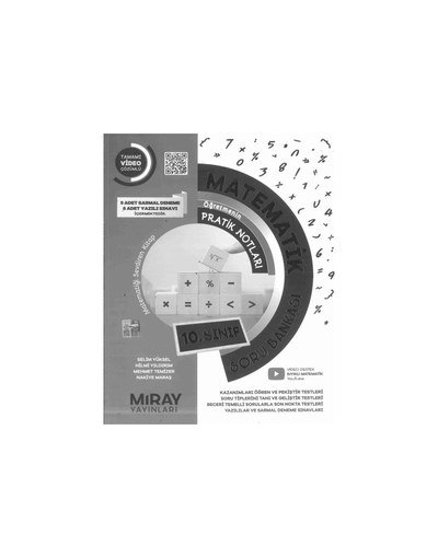 MATEMATİK ÖĞRETMENİN PRATİK NOTLARI SORU BANKASI Fotokopinci -