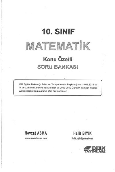 MATEMATİK KONU ÖZETLİ SORU BANKASI Fotokopinci -