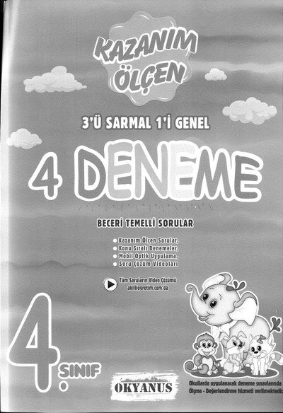 KAZANIM ÖLÇEN 4 DENEME Fotokopinci -