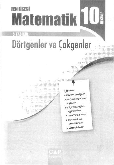 MATEMATİK 5. FASİKÜL DÖRTGENLER VE ÇOKGENLER