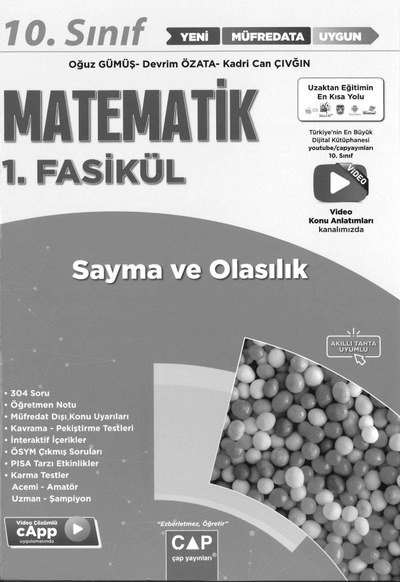 MATEMATİK 1 .FASİKÜL SAYMA VE OLASILIK Fotokopinci -