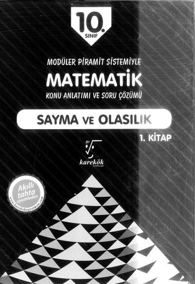 MODÜLER PİRAMİT SİSTEMİYLE MATEMATİK SAYMA VE OLASILIK 1. KİTAP