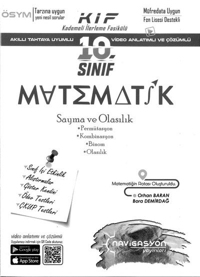 MATEMATİK SAYMA VE OLASILIK Fotokopinci -