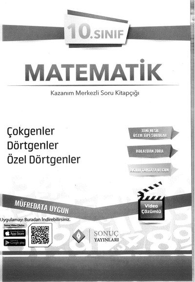 MATEMATİK ÇOKGENLER DÖRTGENLER ÖZEL DÖRTGENLER