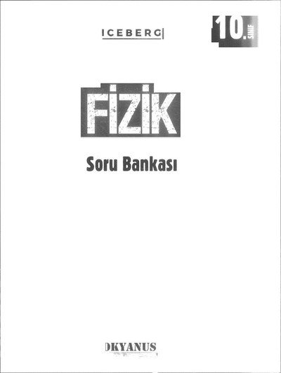FİZİK SORU BANKASI ICEBERG Fotokopinci -