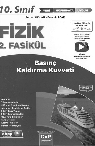 FİZİK 2. FASİKÜL BASINÇ VE KALDIRMA KUVVETİ Fotokopinci -