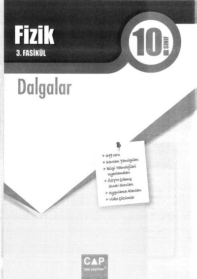 FİZİK 3. FASİKÜL DALGALAR Fotokopinci -