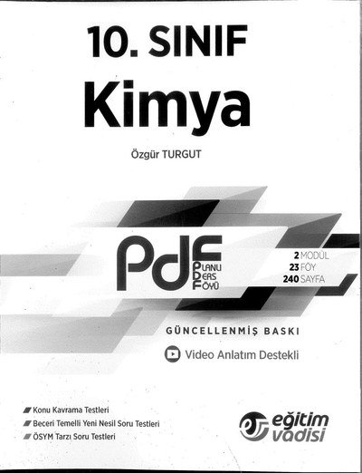 KİMYA PLANLI DERS FÖYÜ Fotokopinci -