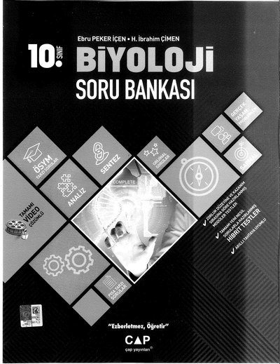 BİYOLOJİ SORU BANKASI Fotokopinci -