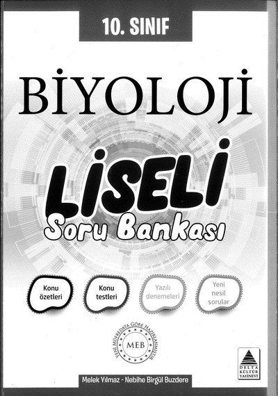 BİYOLOJİ LİSELİ SORU BANKASI Fotokopinci -