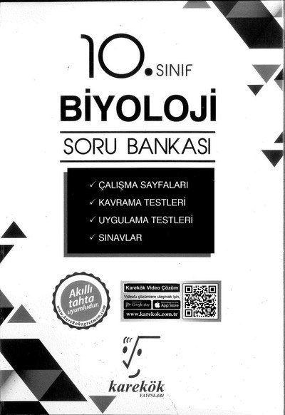 BİYOLOJİ SORU BANKASI