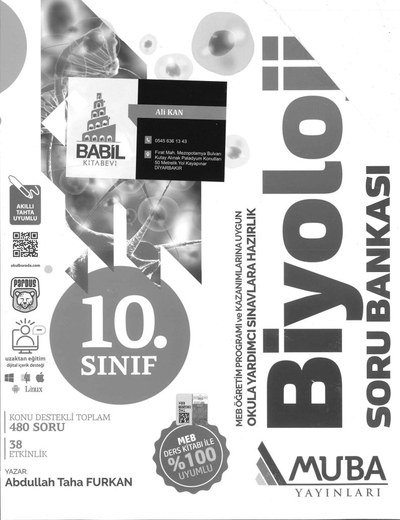 BİYOLOJİ OKULA YARDIMCI SINAVLARA HAZIRLIK Fotokopinci -