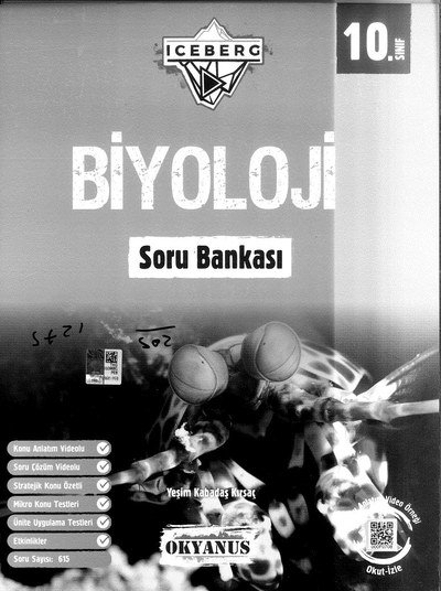 BİYOLOJİ SORU BANKASI ICEBERG Fotokopinci -