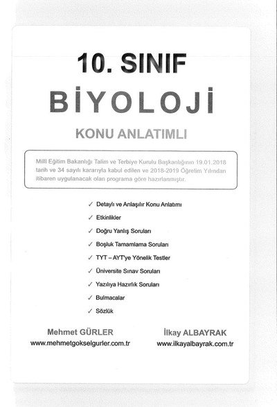 BİYOLOJİ KONU ANLATIMLI Fotokopinci -