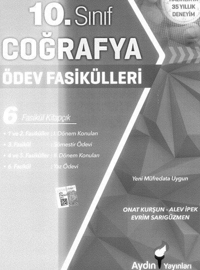 COĞRAFYA ÖDEV FASİKÜLLERİ 6 FASİKÜL KİTAPÇIK