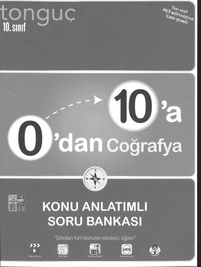 0'DAN 10'A COĞRAFYA KONU ANLATIMLI SORU BANKASI Fotokopinci -