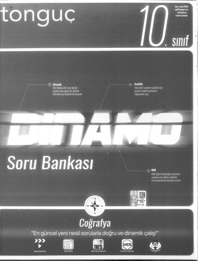 DİNAMO SORU BANKASI COĞRAFYA Fotokopinci -