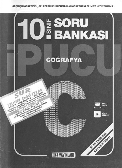 SORU BANKASI COĞRAFYA Fotokopinci -