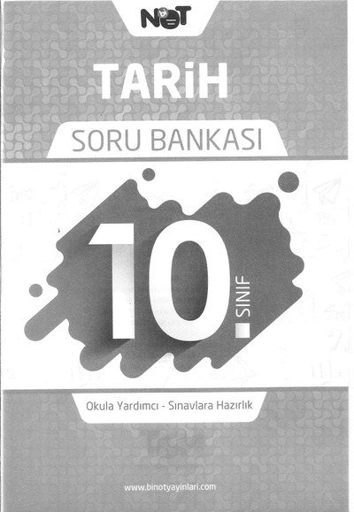 TARİH SORU BANKASI Fotokopinci -