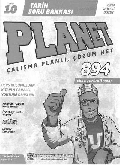 TARİH SORU BANKASI PLANET ÇALIŞMA PLANLI ÇÖZÜM NET Fotokopinci -