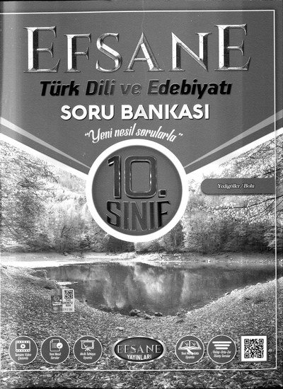 EFSANE TÜRK DİLİ VE EDEBİYATI SORU BANKASI