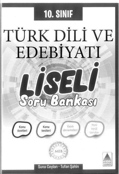 TÜRK DİLİ VE EDEBİYATI LİSELİ SORU BANKASI