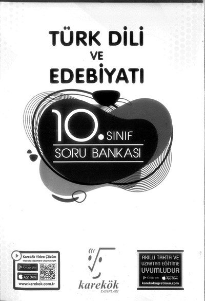 TÜRK DİLİ VE EDEBİYATI SORU BANKASI Fotokopinci -