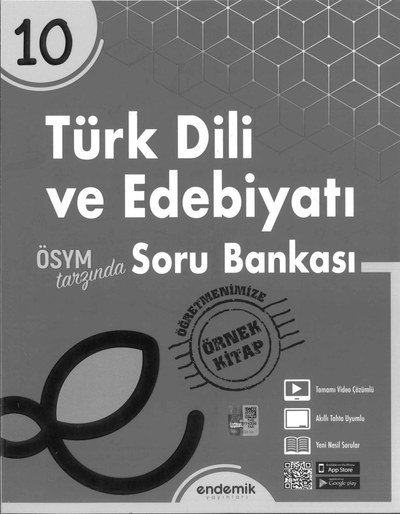 TÜRK DİLİ VE EDEBİYATI SORU BANKASI Fotokopinci -