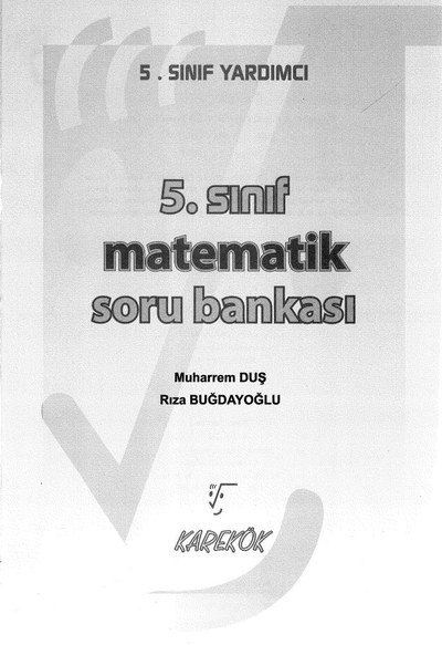 MATEMATİK SORU BANKASI Fotokopinci -