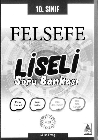 FELSEFE LİSELİ SORU BANKASI Fotokopinci -