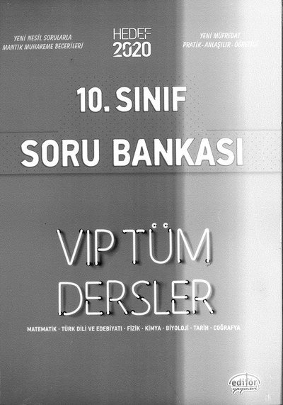 SORU BANKASI VIP TÜM DERSLER Fotokopinci -