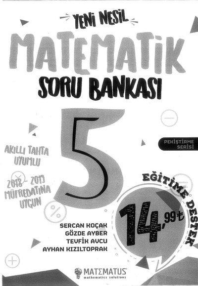 MATEMATİK SORU BANKASI Fotokopinci -