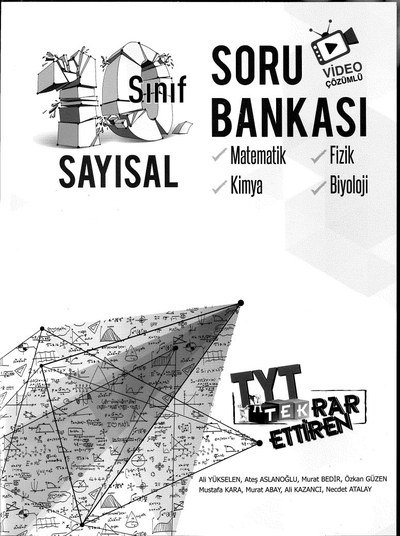 SAYISAL SORU BANKASI TYT TEKRAR ETTİREN VİDEO ÇÖZÜMLÜ Fotokopinci -