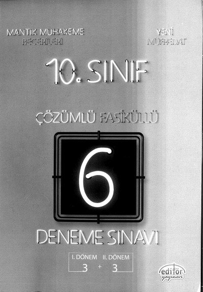 ÇÖZÜMLÜ FASİKÜLLÜ DENEME SINAVI 3+3 Fotokopinci -