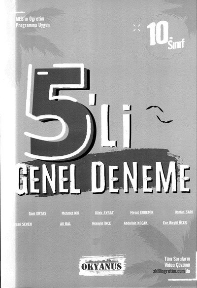 5'Lİ DENEME GENEL DENEME Fotokopinci -