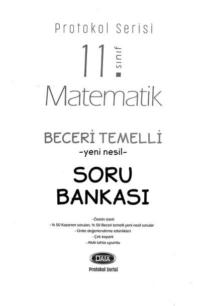 MATEMATİK BECERİ TEMELLİ YENİ NESİL SORU BANKASI Fotokopinci -