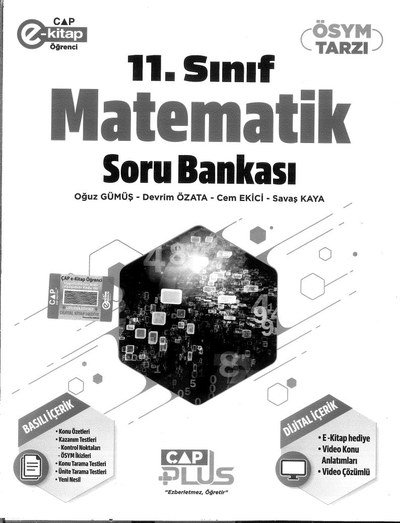MATEMATİK SORU BANKASI BASILI İÇERİK DİJİTAL İÇERİK Fotokopinci -
