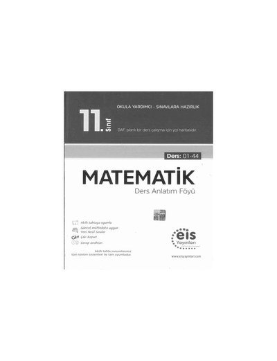 MATEMATİK DERS ANLATIM FÖYÜ Fotokopinci -