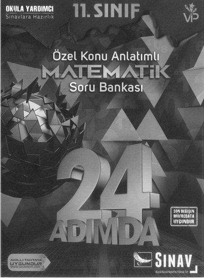 ÖZEL KONU ANLATIMLI MATEMATİK SORU BANKASI 24 ADIMDA