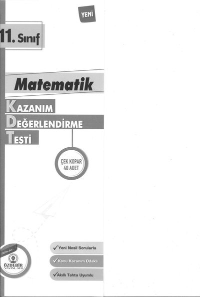 MATEMATİK KAZANIM DEĞERLENDİRME TESTİ Fotokopinci -