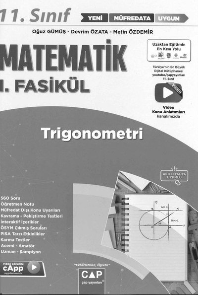 MATEMATİK 1. FASİKÜL TRİGONOMETRİ Fotokopinci -