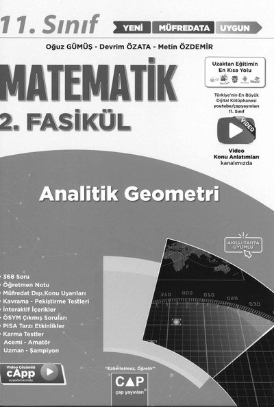 MATEMATİK 2. FASİKÜL ANALİTİK GEOMETRİ Fotokopinci -