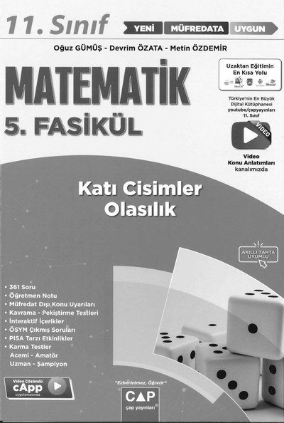 MATEMATİK 5. FASİKÜL KATI CİSİMLER VE OLASILIK