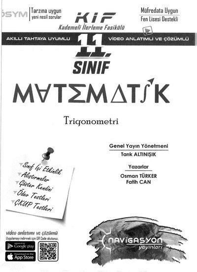 MATEMATİK TRİGONOMETRİ Fotokopinci -