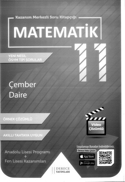 MATEMATİK YENİ NESİL SORULAR ÇEMBER DAİRE Fotokopinci -