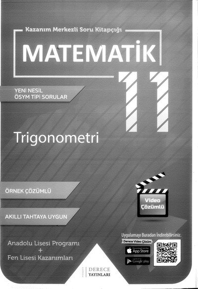 MATEMATİK YENİ NESİL SORULAR TRİGONOMETRİ Fotokopinci -