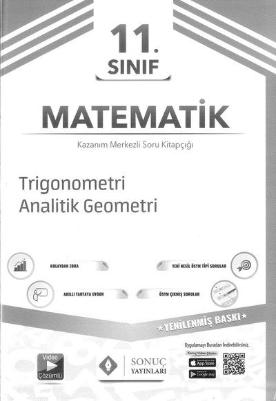 MATEMATİK SOUR KİTAPÇIĞI TRİGONOMETRİ ANALİTİK GEOMETRİ